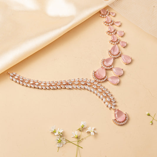 Rosaline Drift - Layered Petal Necklace Set