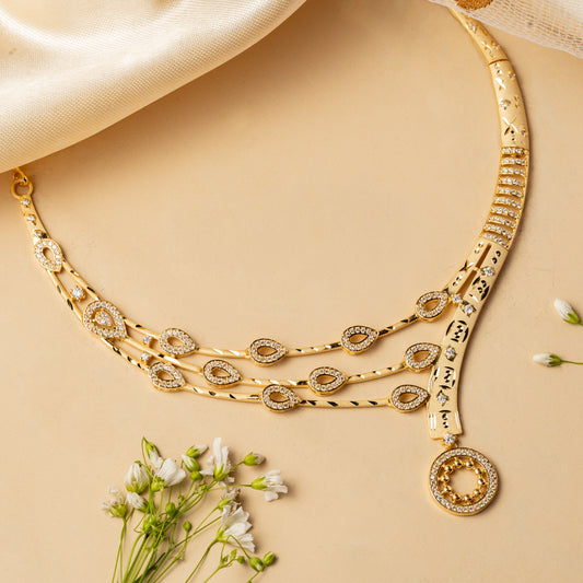 Orivelle Drift - Layered Collar Necklace Set