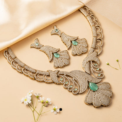 Velmira Plume - Sculpted Collar Necklace Set