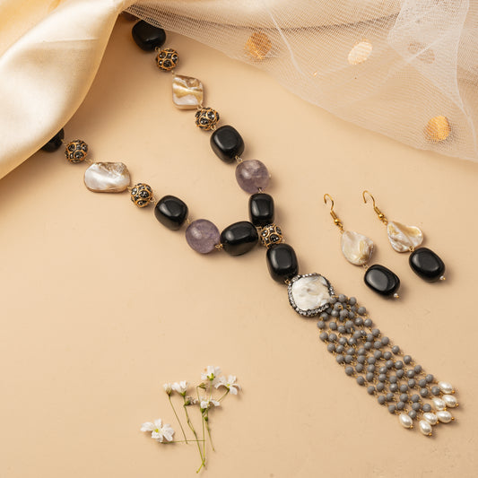 Obsyra Talis - Cascading Strand Necklace Set