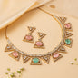 Prismara Arc - Geometric Collar Necklace Set