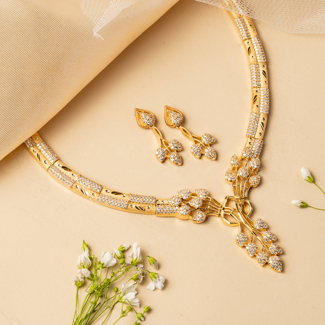 Aurivelle Knot - Grace Collar Necklace Set